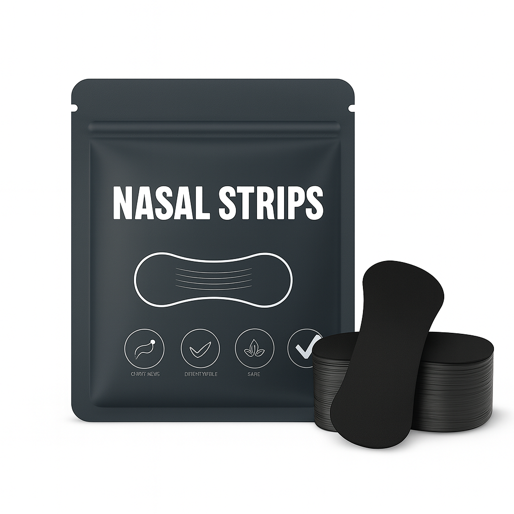 vortix™ Mouth Tape — Anti-Snoring Sleep Strips (Hypoallergenic)